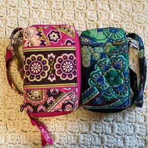 TWO Vera Bradley wristlet - wallets!